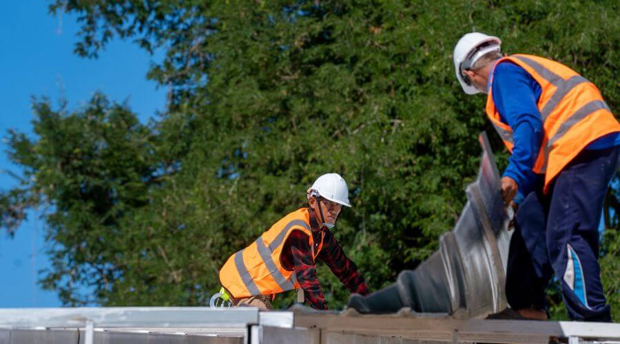 Professional metal roof repair in Greene, RI